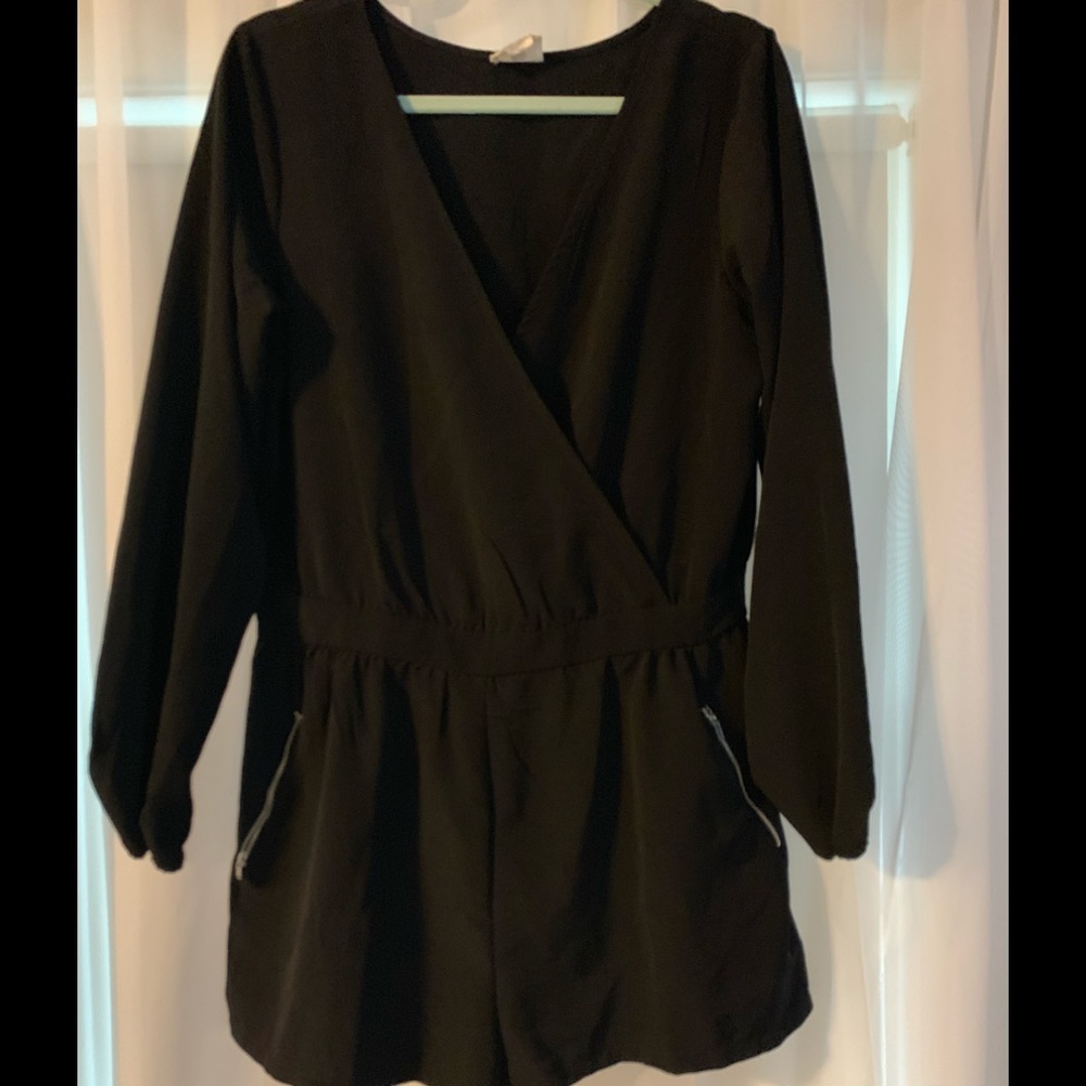 WORN ONCE BLACK ROMPER